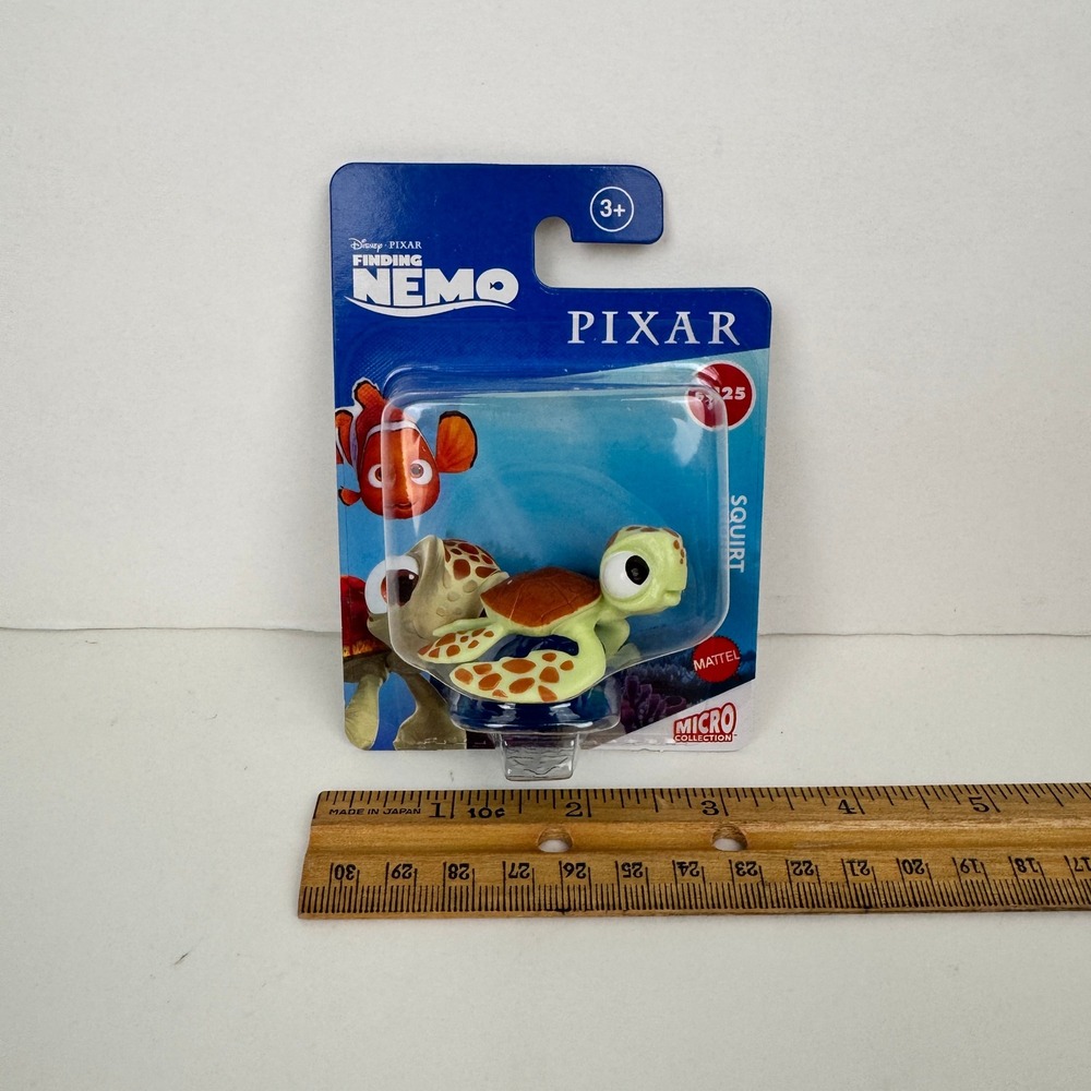 Sealed Micro Collection Pixar Finding Nemo Squirt Sea Turtle Figurine Toy Disney